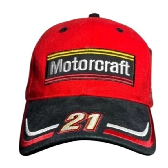 Ricky Rudd Motorcraft Roush Racing Adjustable Cap Hat #21 & U.S. Air Force Logo - Picture 1 of 8